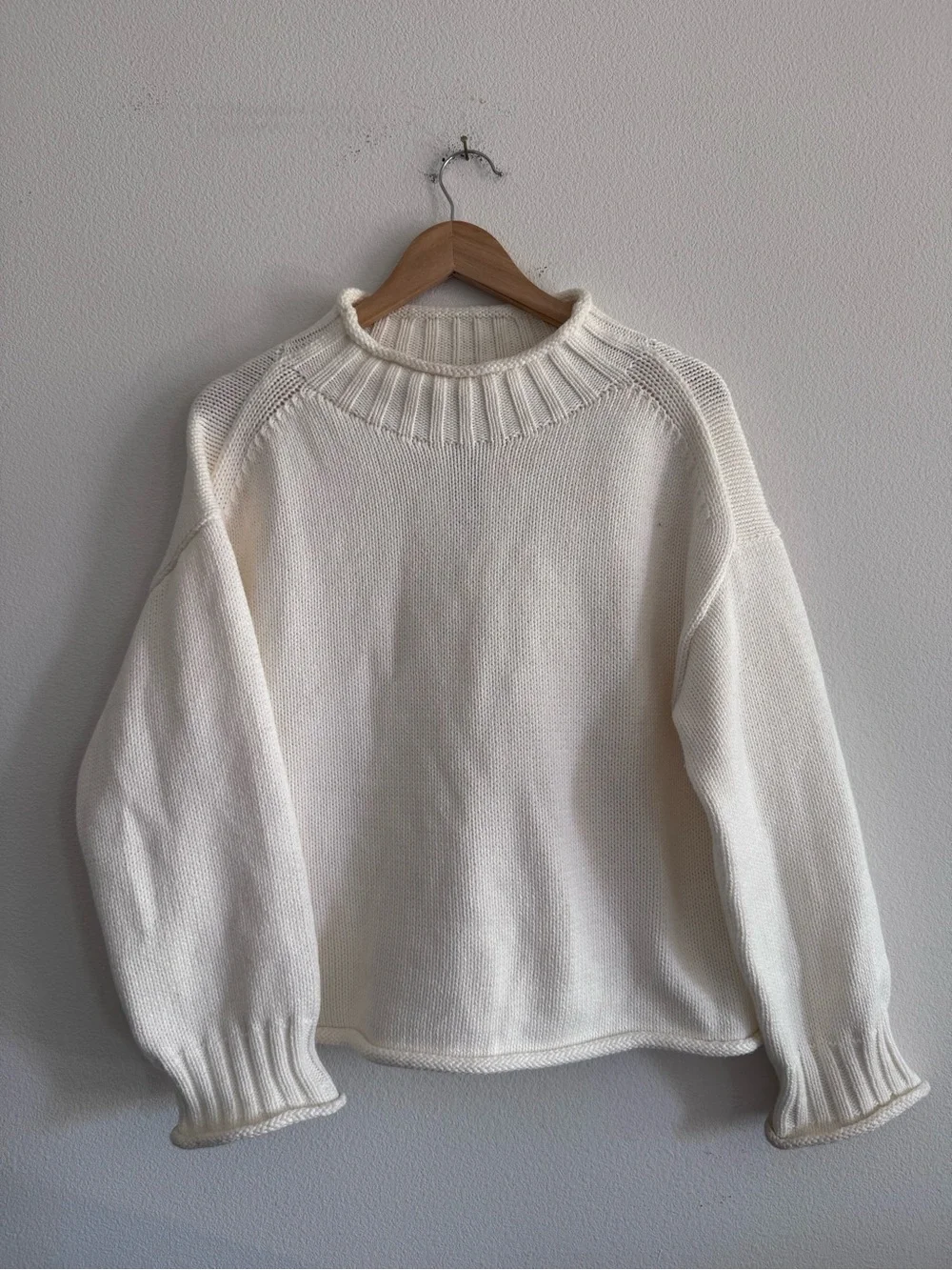 NWT J Crew 2025 Rollneck Sweater In Ivory Size XS
